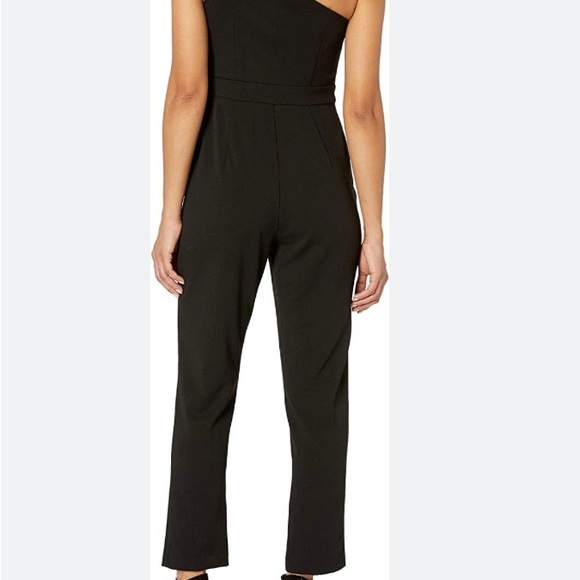 ADRIANNA PAPELL One Shoulder Bow Jumpsuit - Picture 4 of 4